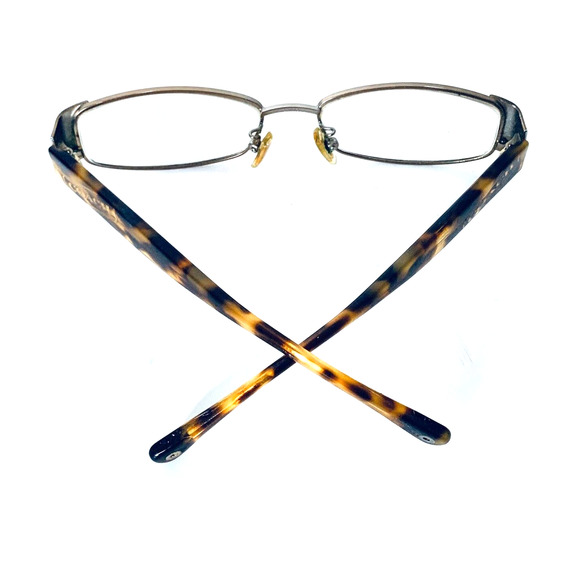 Coach Gold Rectangular Frame Glasses - Picture 5 of 10